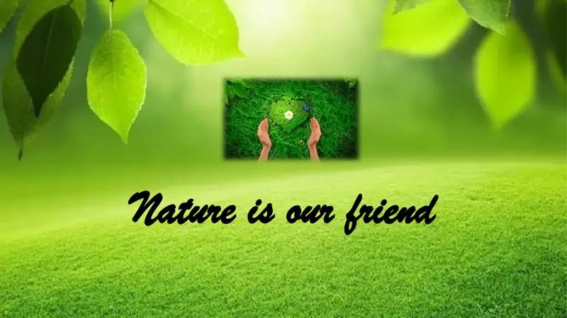 "Nature is our friend." (tabiyat bizning  do`stimiz )
