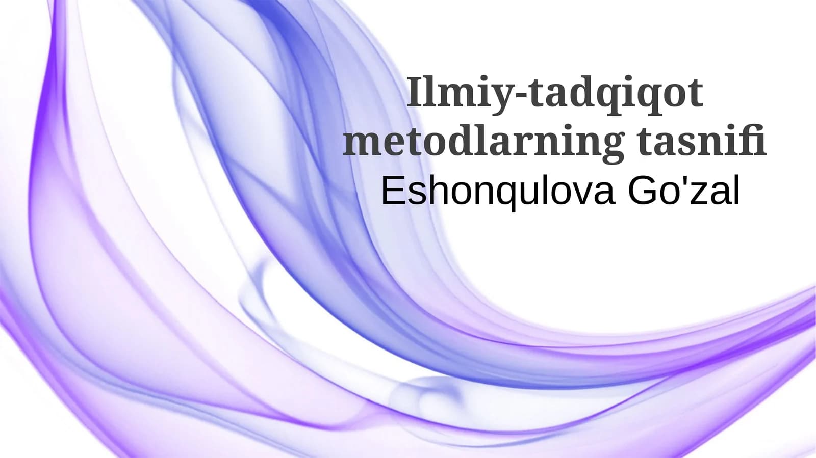 Tajriba-sinov tadqiqoti