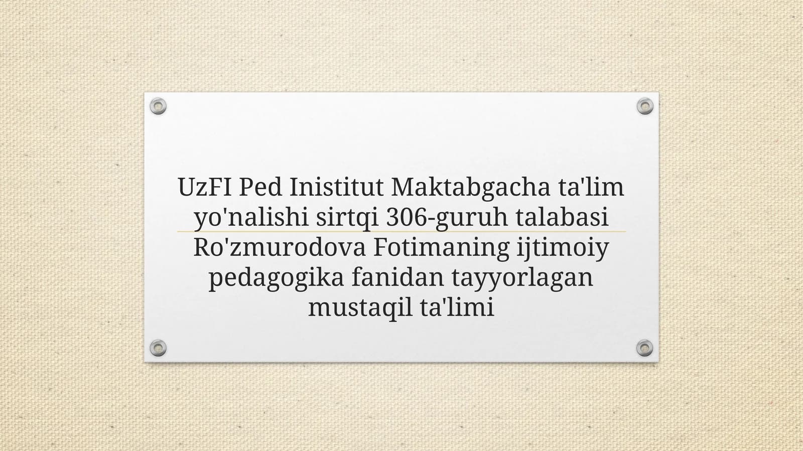Mahallaijtimoiylashuvningan'anaviyomilisifatida