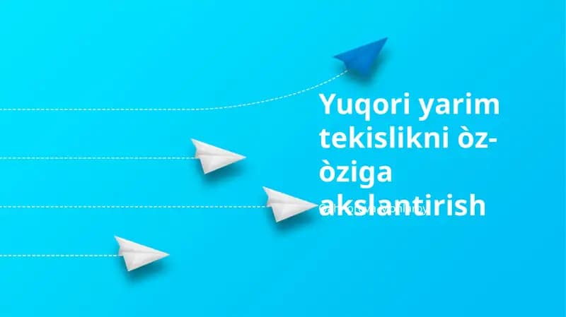 Yuqori Yarim Tekislikning Oʻziga Akslanishi