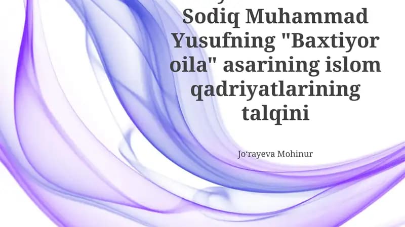 "Baxtiyor oila"