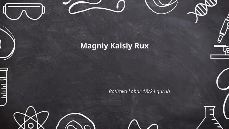 Magniy Kalsiy Rux