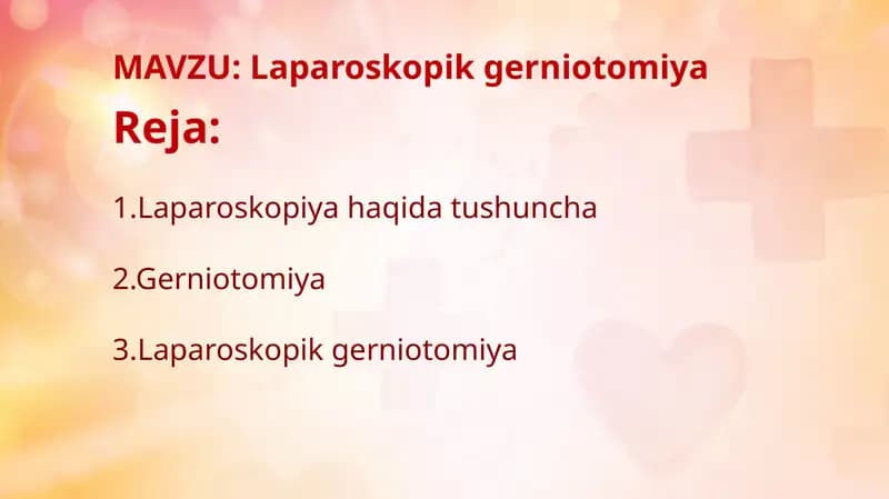 Laparoskopik gerniotomiya