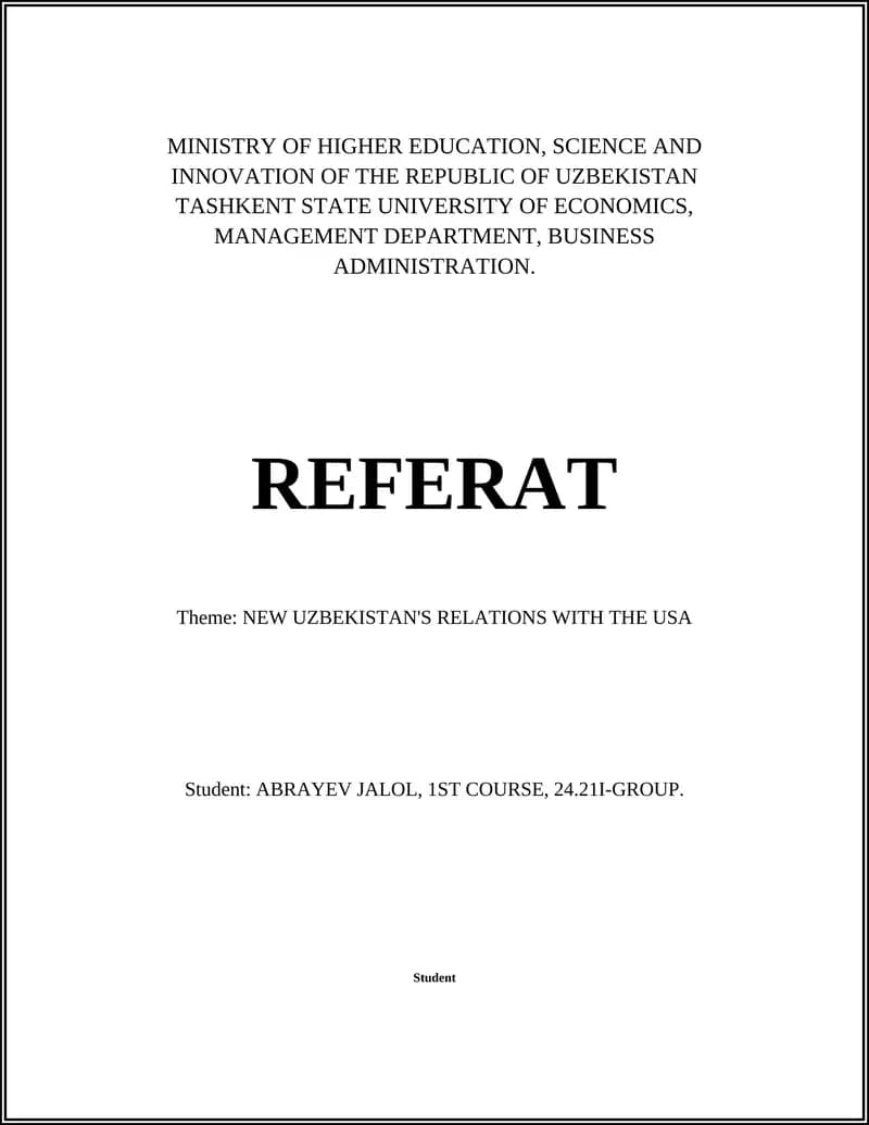 Economic Cooperation and Trade Agreements