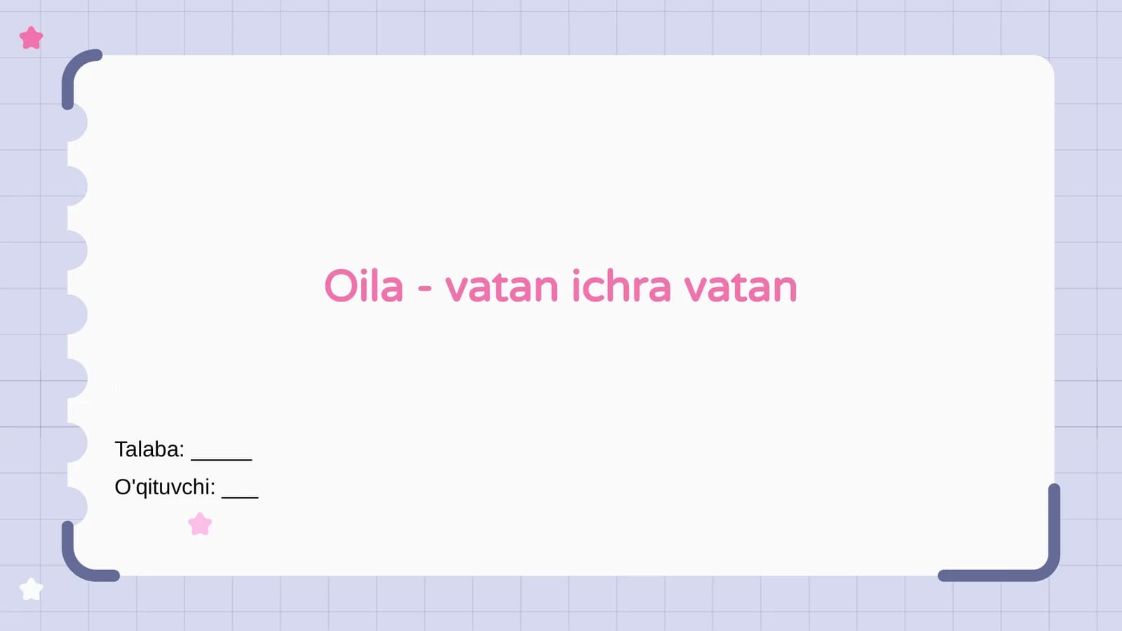 Oila va Vatan: Birlikda Kuvat