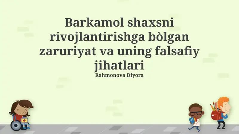 Ta’lim va Tarbiya
