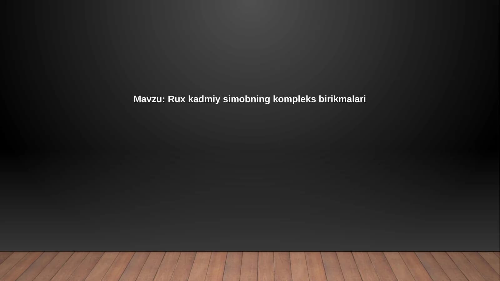 Rux kadmiy simobning kompleks birikmalari