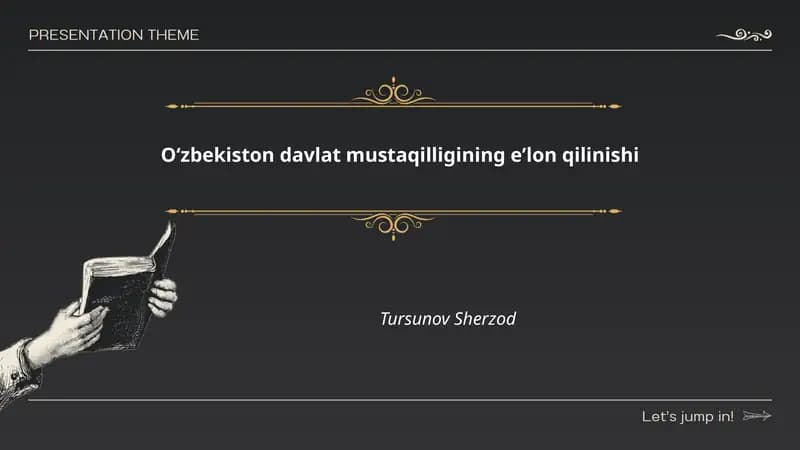 Mustaqillik eʼlon qilinishining tarixiy sharoitlari