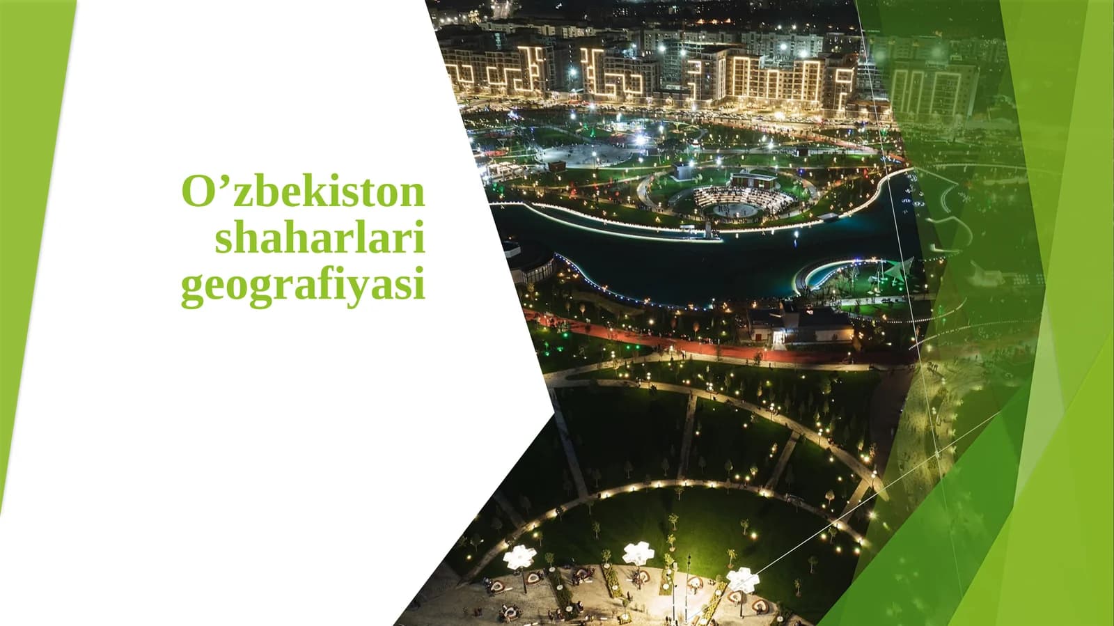 O’zbekiston shaharlari geografiyasi