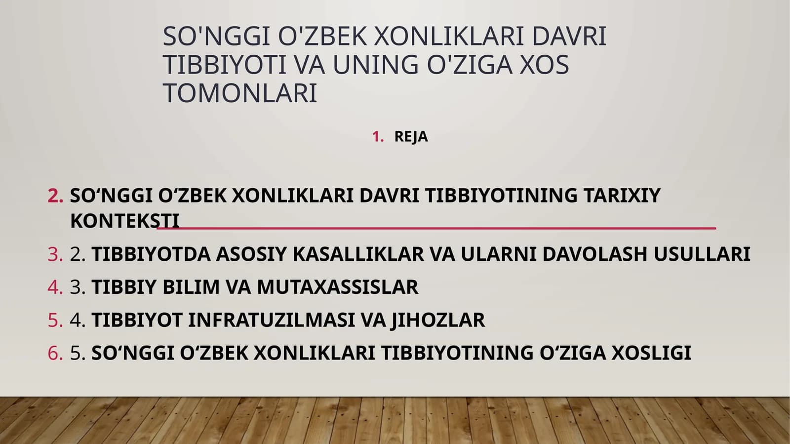 So'nggio'zbekxonliklaridavritibbiyotivauningo'zigaxostomonlari