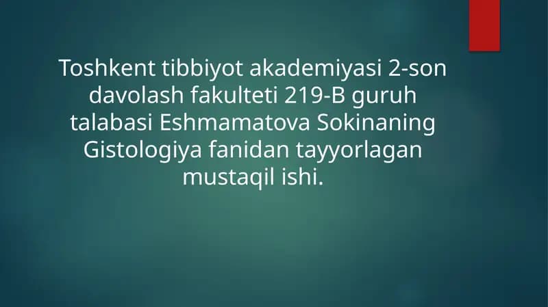 bosh miya yarimsharlar ppstlogʻida hujayralararo bogʻlanishlar