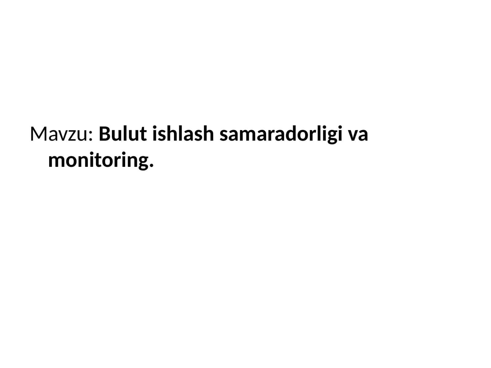 Bulutliishlash (Cloud Computing)