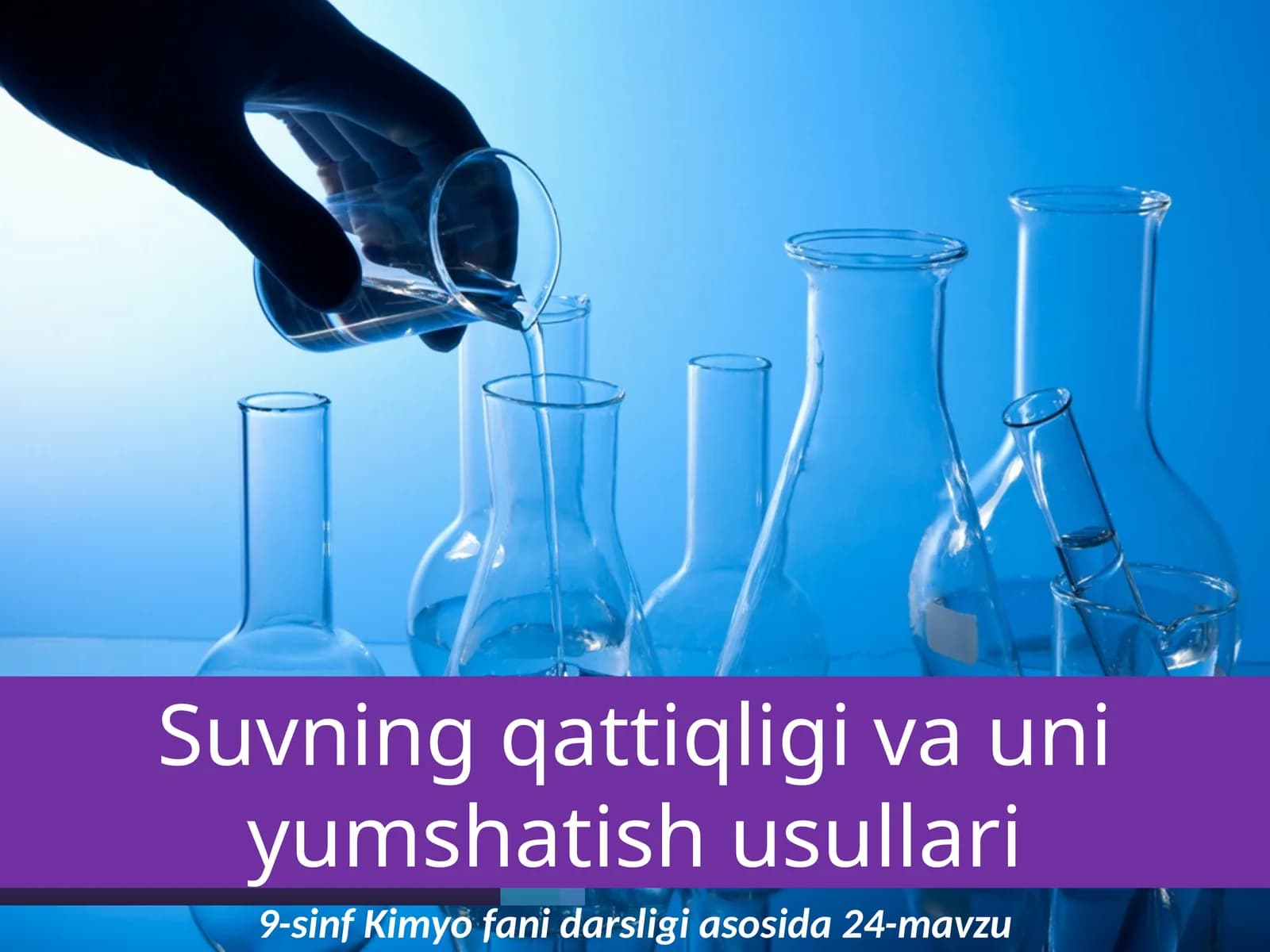 9-sinf Kimyo fanidan darsligi asosida 24-mavzu