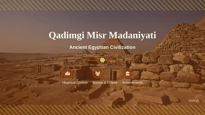 Qadimgi Misr Madaniyati