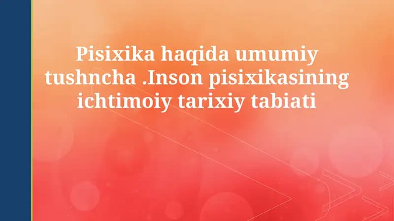 Psixologiya