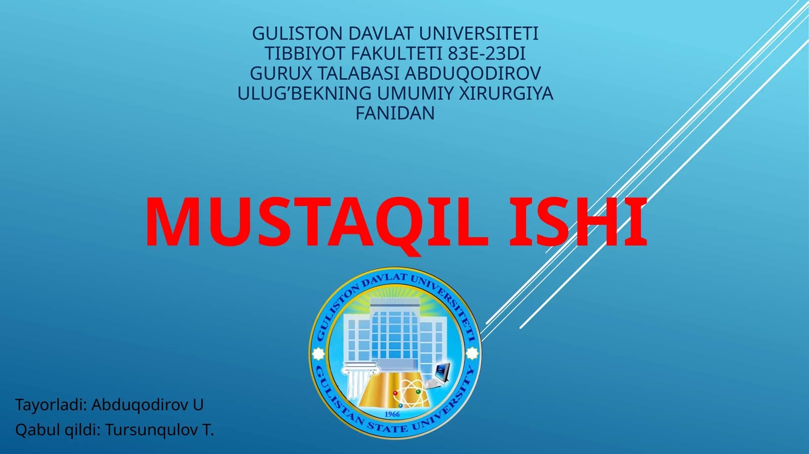 Xirurgik asboblar