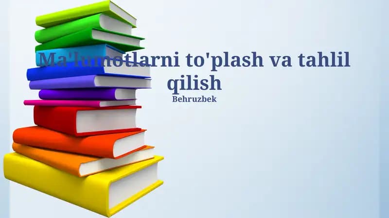 Mashina o'rganishi usullari