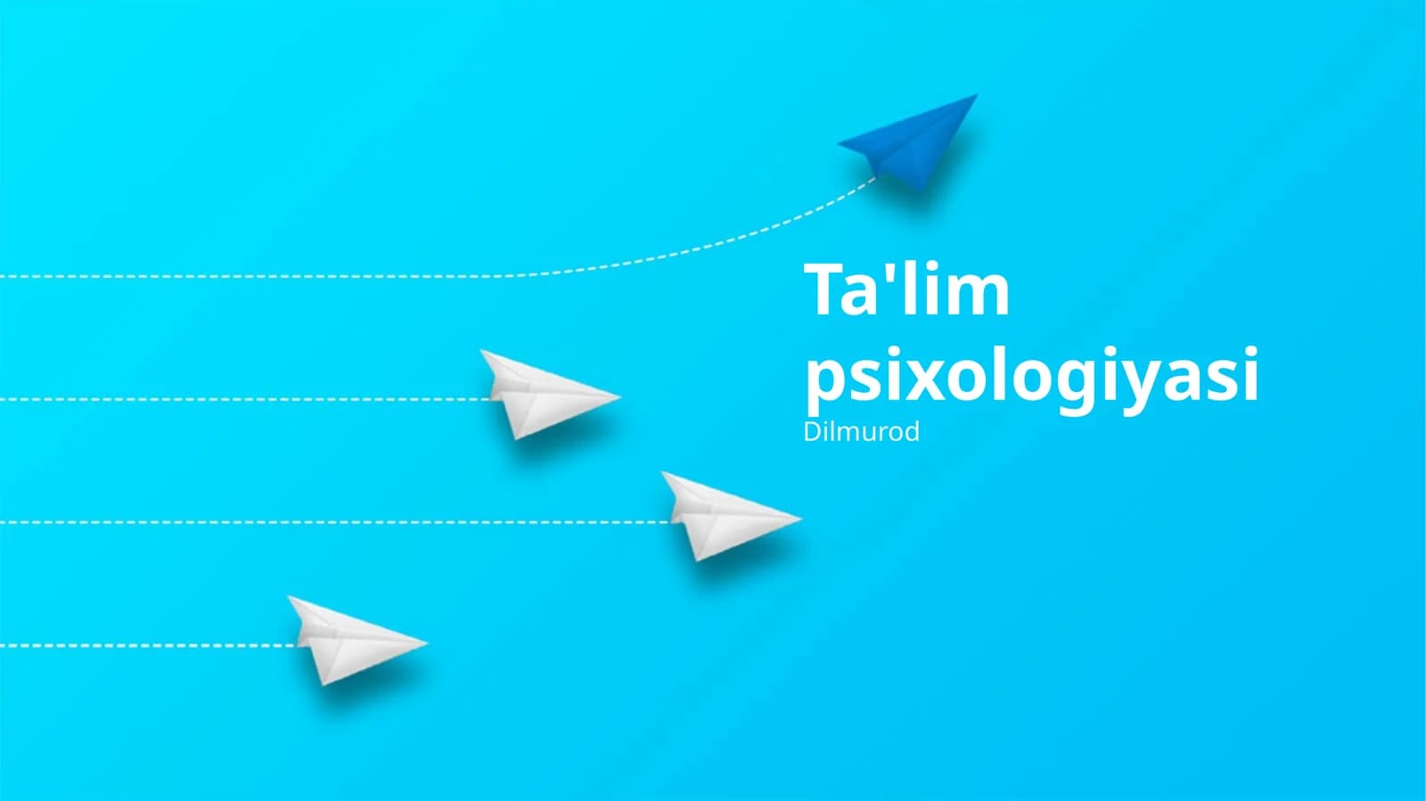 Ta'lim psixologiyasi
