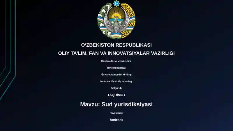 Sud yurisdiksiyasi