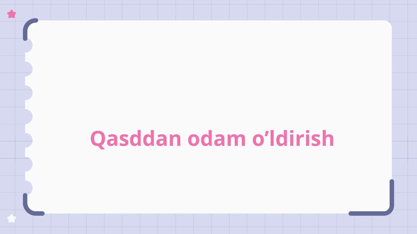 Qasddanodamo’ldirish