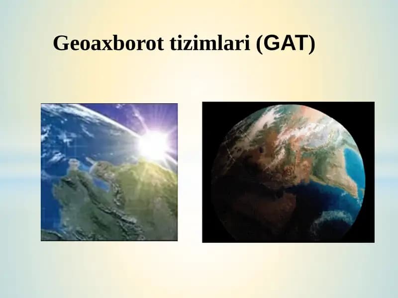 Geoaxborottizimlari(GAT)