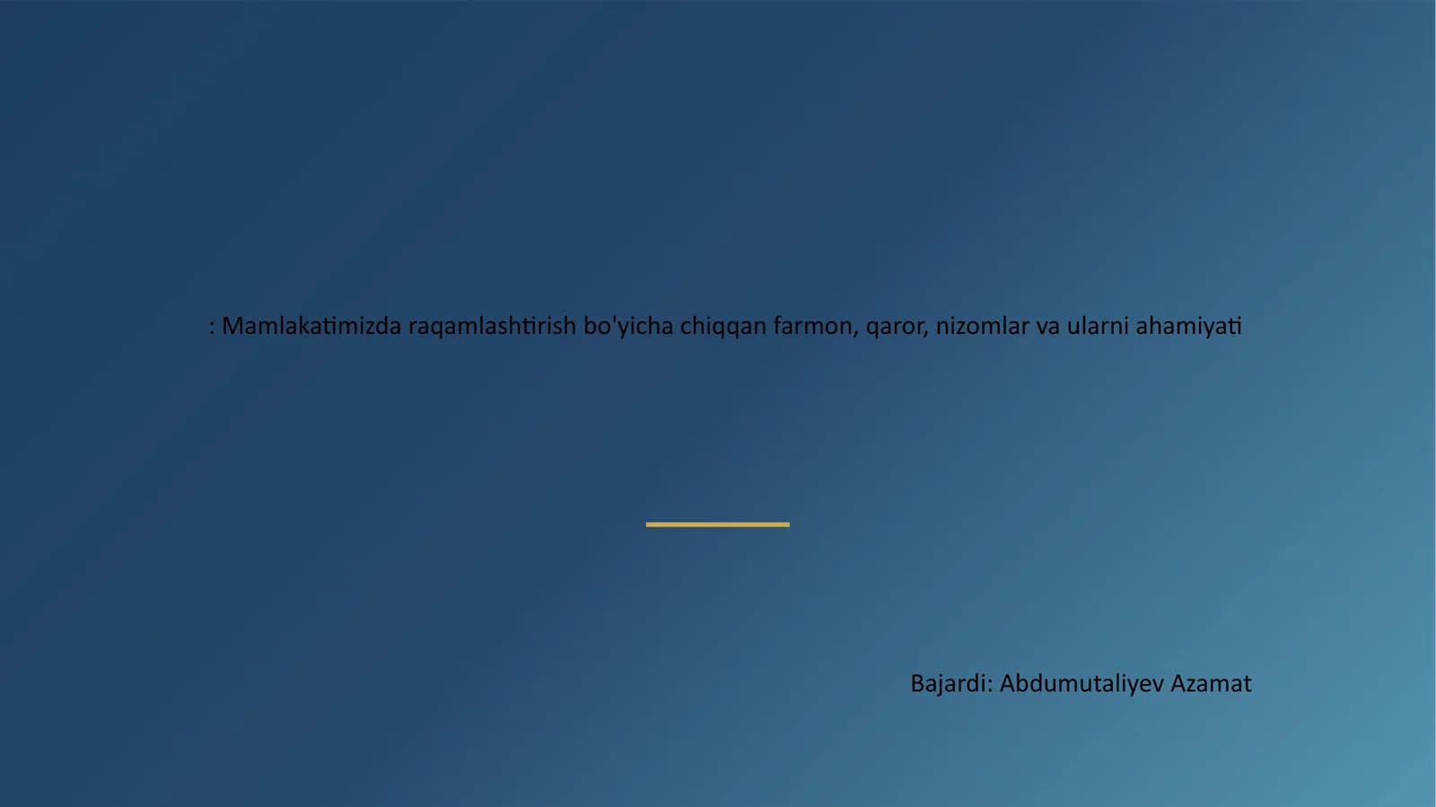Yoʻl Harakati Xavfsizligini Taʼminlash