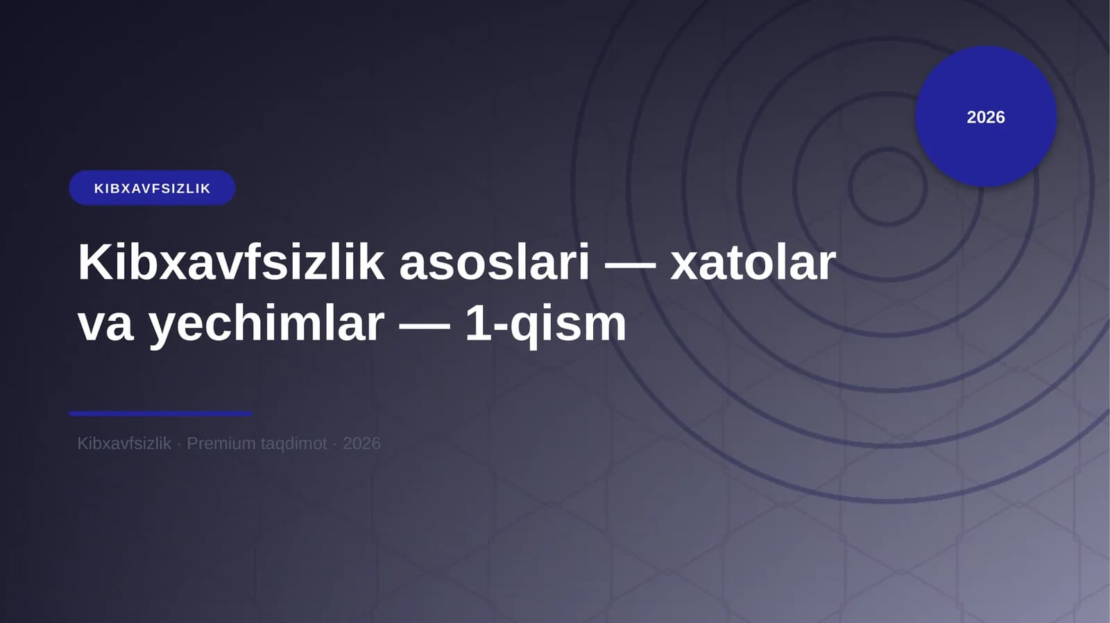 KIBXAVFSIZLIK