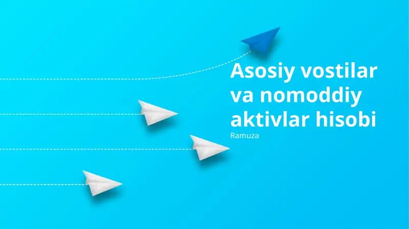 Asosiy vostilar va nomoddiy aktivlar hisobi