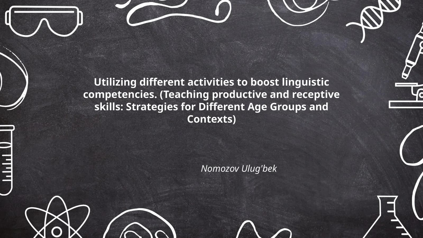 Utilizing different activities to boost linguistic competencies