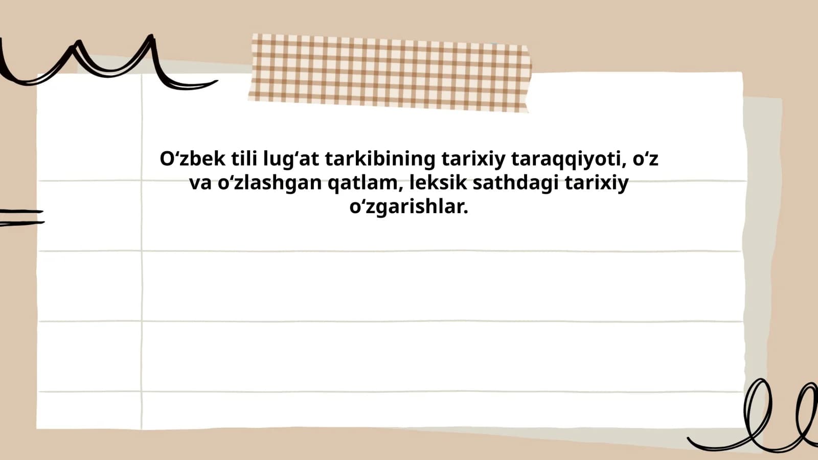 Oʻzbek tili lugʻati