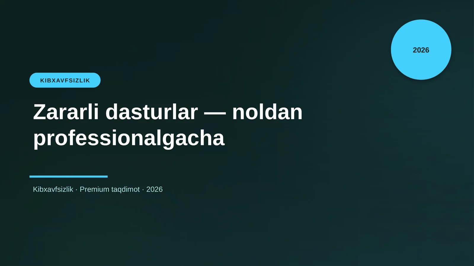 Zararli dasturlar — noldan professionalgacha