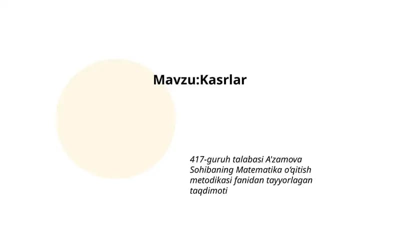 Kasrlar