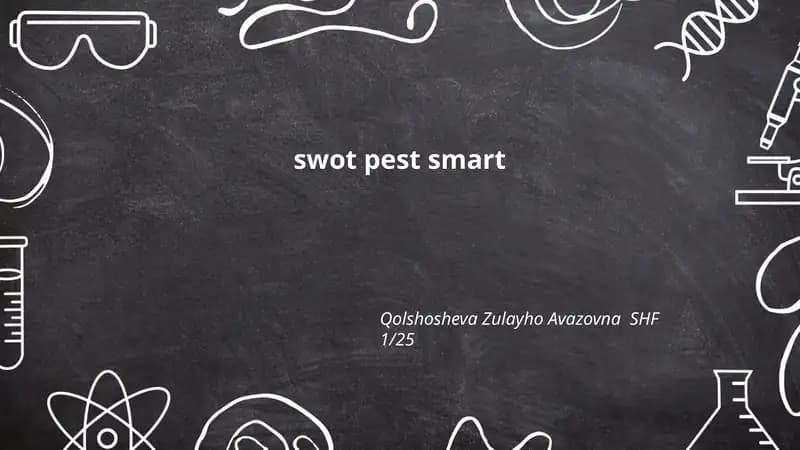 SWOT tahlili: kuchli tomonlarni aniqlash metodlari