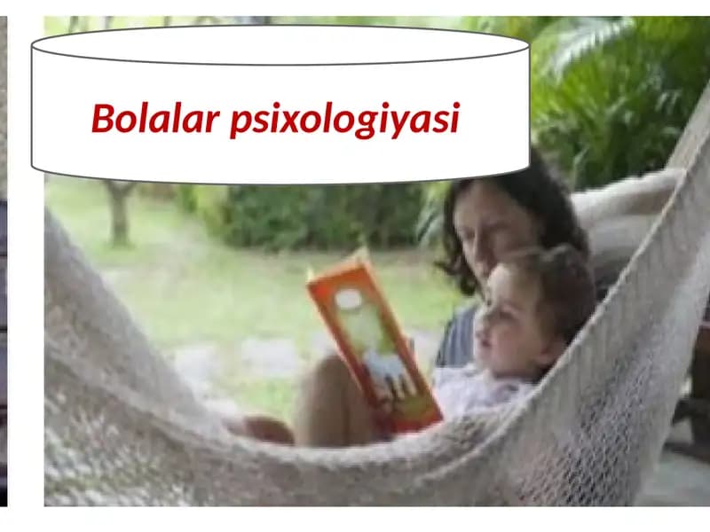Bolalar psixologiyasi
