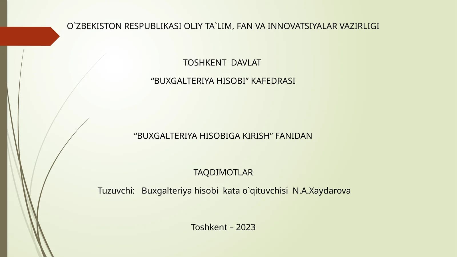 SCHOTLAR TIZIMI VA IKKI YOQLAMA YOZUV