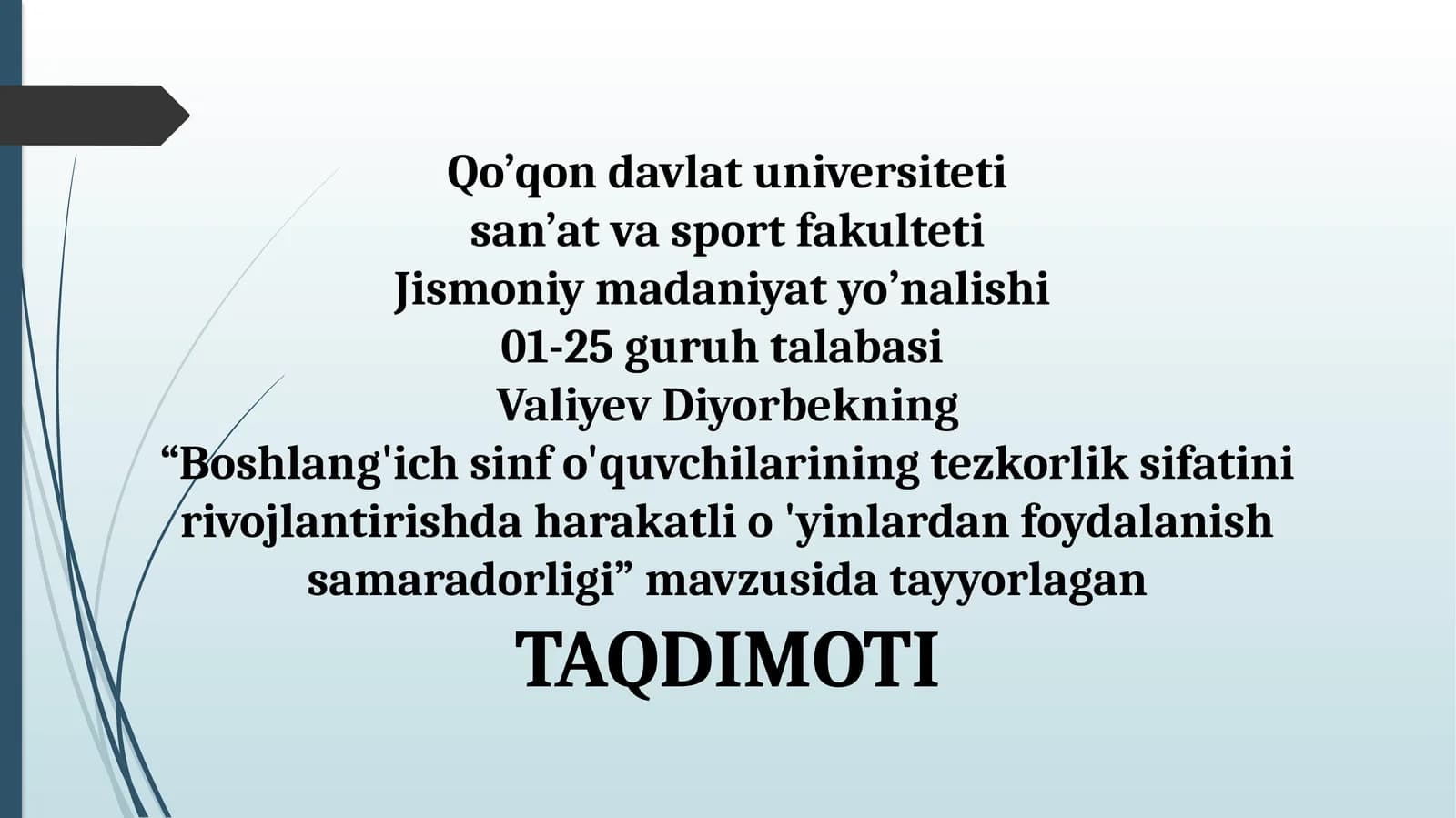 Harakatli o'yinlarning foydasi