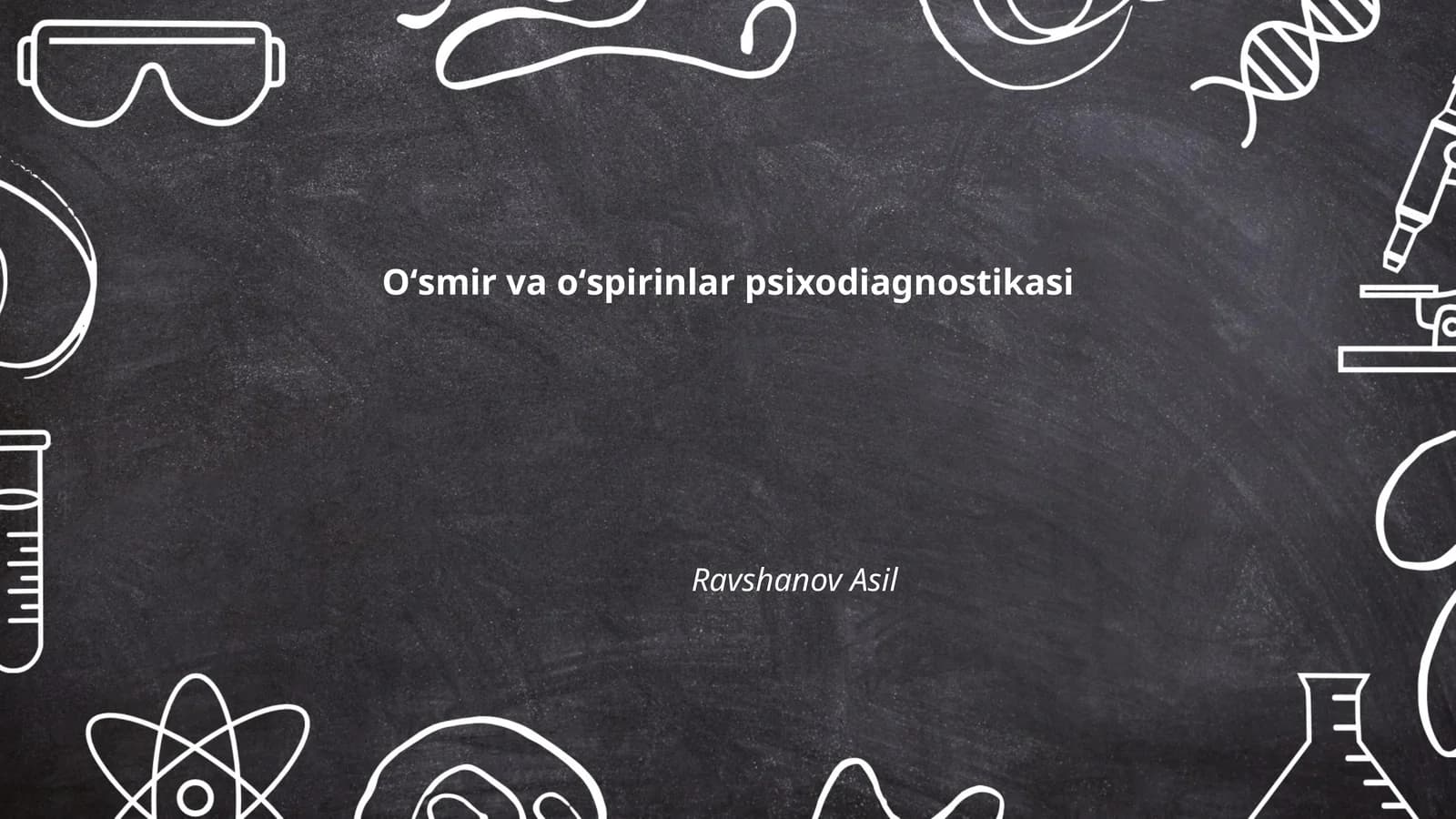 Yosh davrlari va oʻsmirlar psixologiyasi