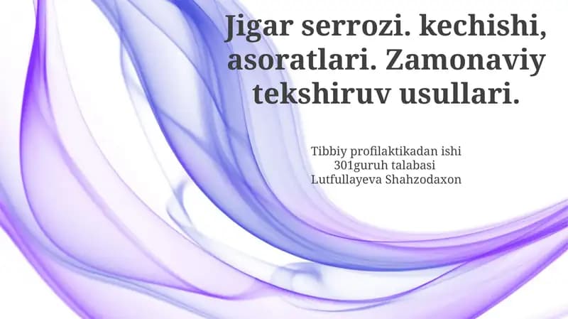 Jigar serrozi