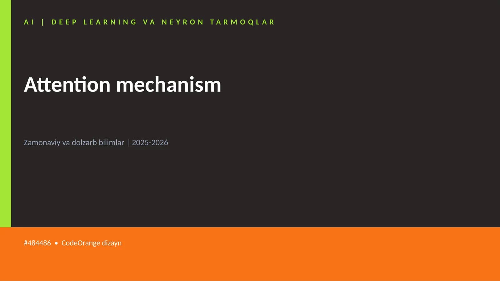 Attention mechanism
