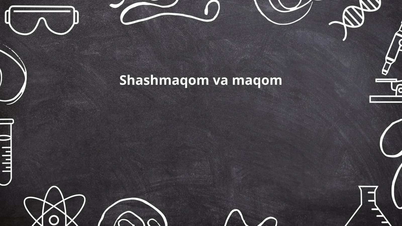 Shashmaqom va maqom