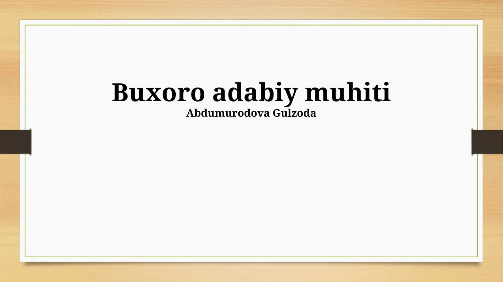 Buxoro adabiy muhiti