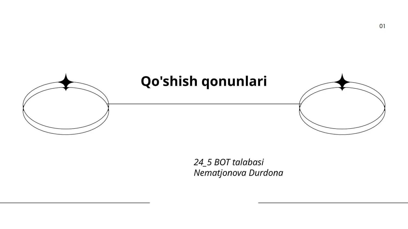 Qo'shish qonunlari