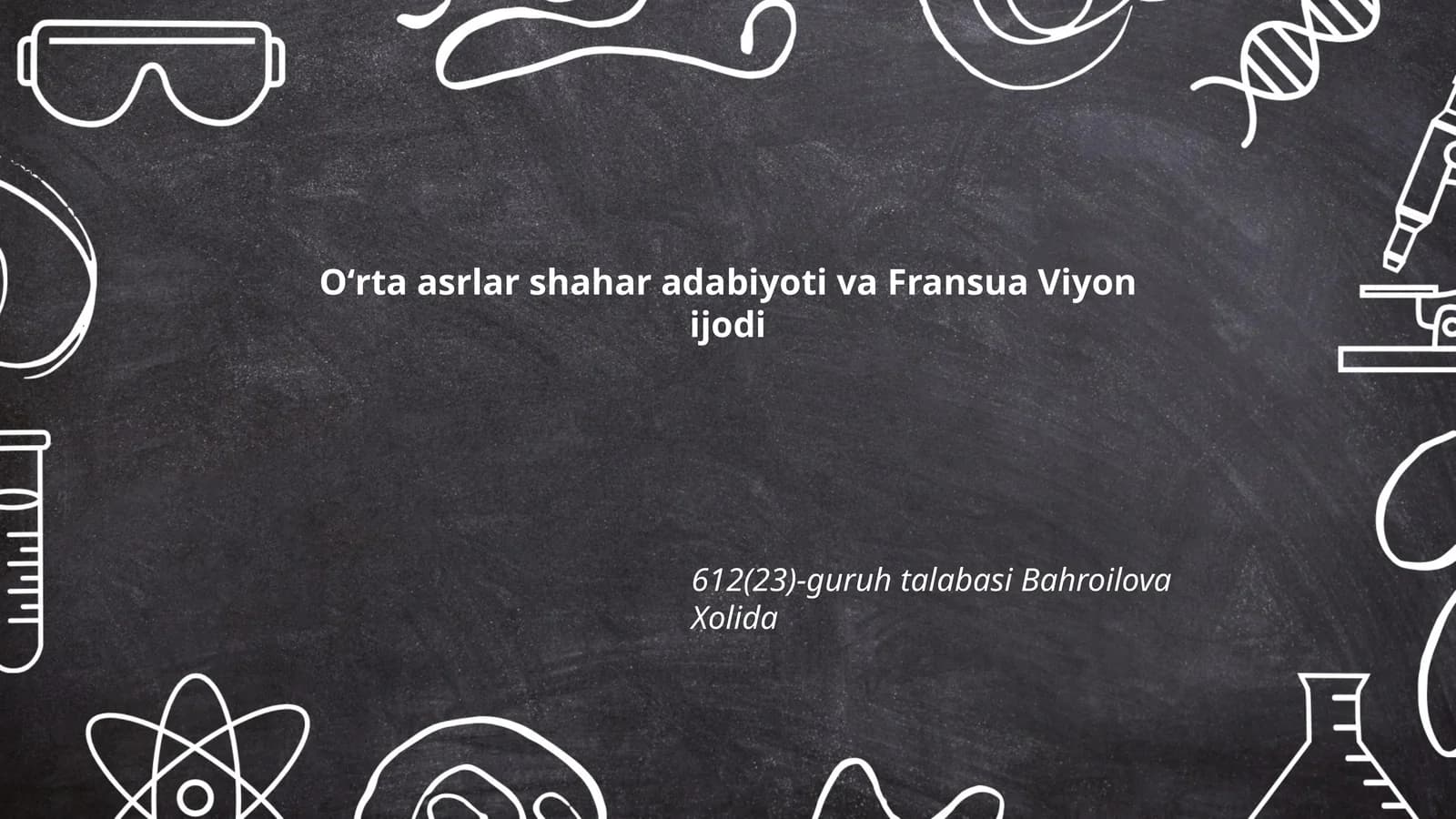 Oʻrta asrlar shahar adabiyoti va Fransua Viyon ijodi