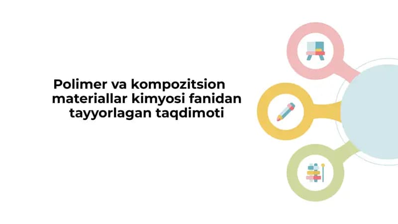 Polimer kompozitsion materiallar kelajagi – yangi istiqbolli qo‘llash sohalari