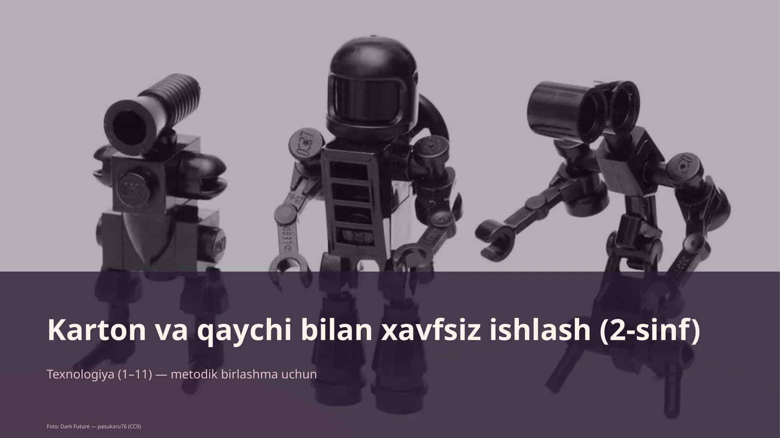 Karton va qaychi bilan xavfsiz ishlash (2-sinf)