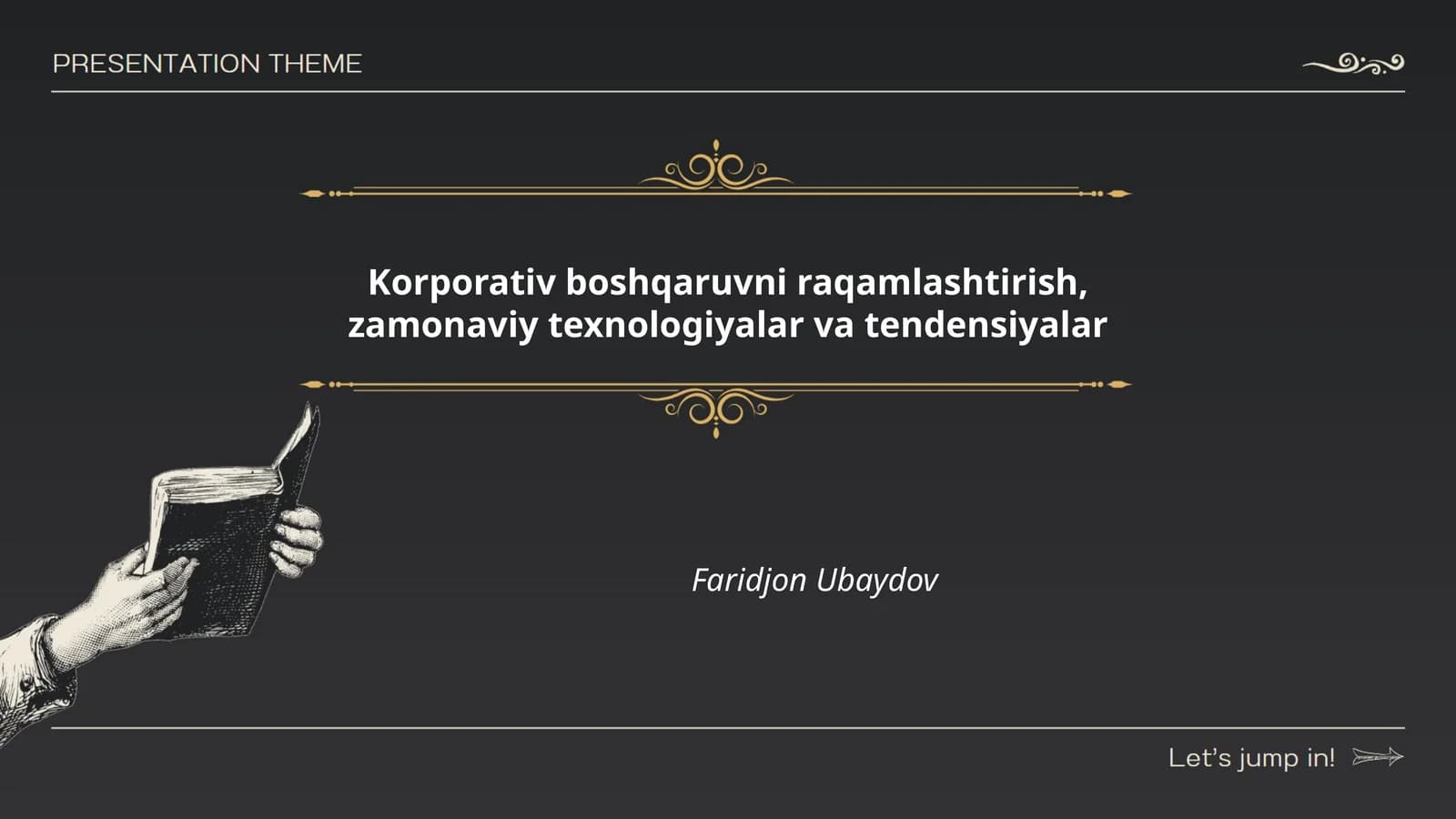 Korporativ boshqaruvni raqamlashtirish, zamonaviy texnologiyalar va tendensiyalar