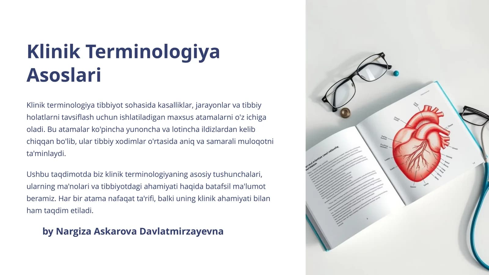 Klinik Terminologiya Asoslari