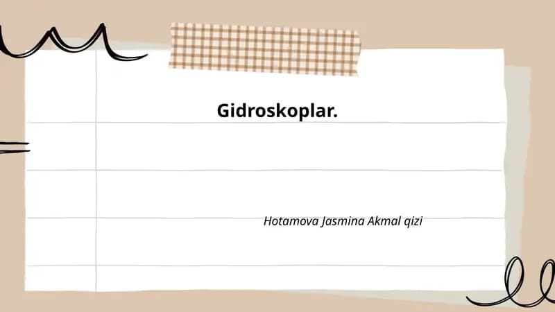 Gidroskoplar