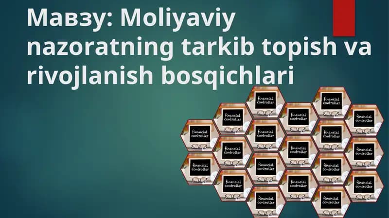 Moliyaviy nаzorаtning tаrkib topish vа rivojlаnish bosqichlаri