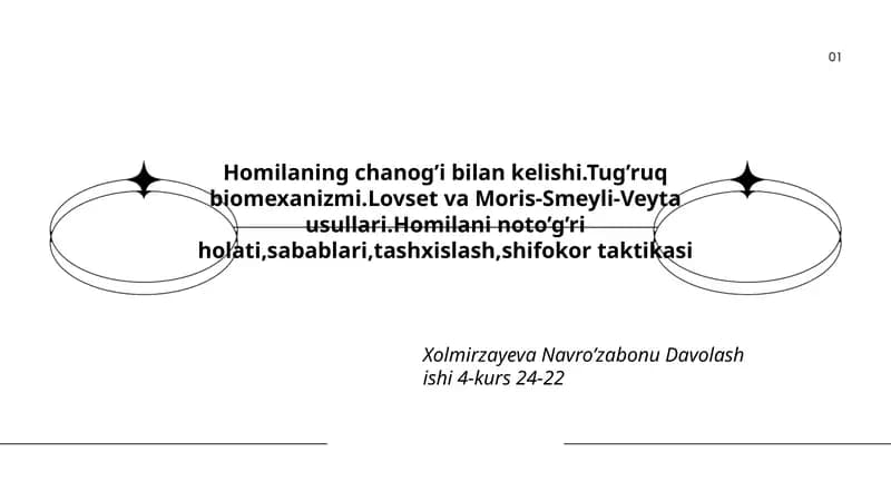 Homilaning chanog’i bilan kelishi